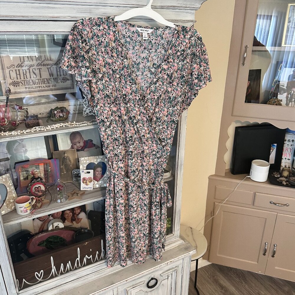 Spring floral dress